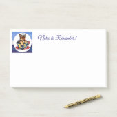 Yorkie Poo Post-it® Notes (Op bureau)