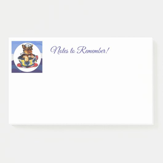 Yorkie Poo Post-it® Notes (Voorkant)
