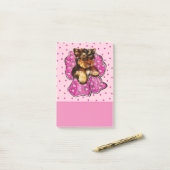 Yorkie Poo Post-it® Notes (Op bureau)