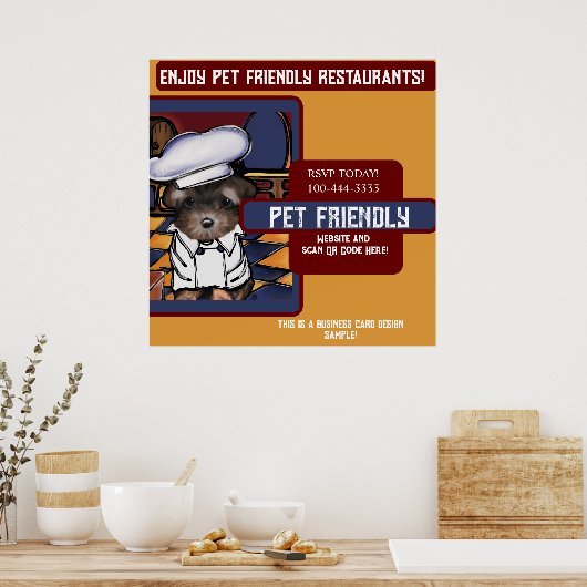 Yorkie Poo  Poster (Keuken)