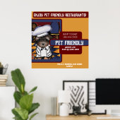 Yorkie Poo  Poster (Thuiskantoor)