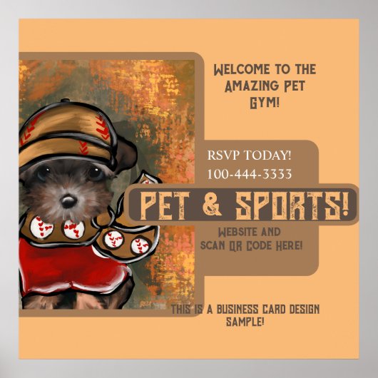 Yorkie Poo Poster (Voorkant)