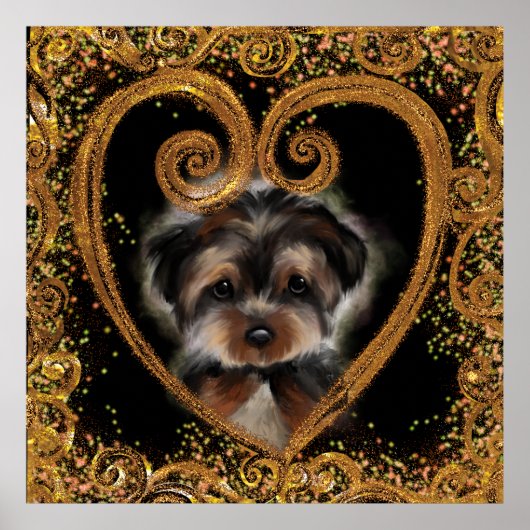 Yorkie Poo Poster (Voorkant)