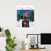 YORKIE POO POSTER (Thuiskantoor)