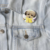 Yorkie Poo Ronde Button 5,7 Cm (In situ)