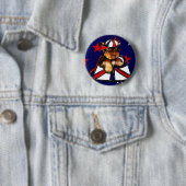 YORKIE POO RONDE BUTTON 5,7 CM (In situ)
