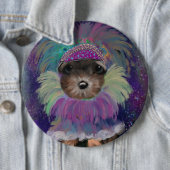 Yorkie Poo Ronde Button 6,0 Cm (In situ)