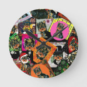 YORKIE POO RONDE KLOK (Voorkant)