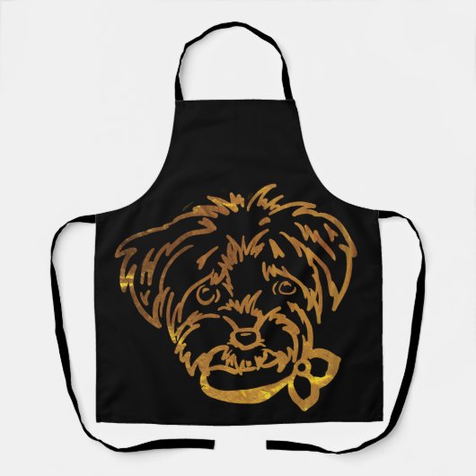 Yorkie Poo Schort (Voorkant)