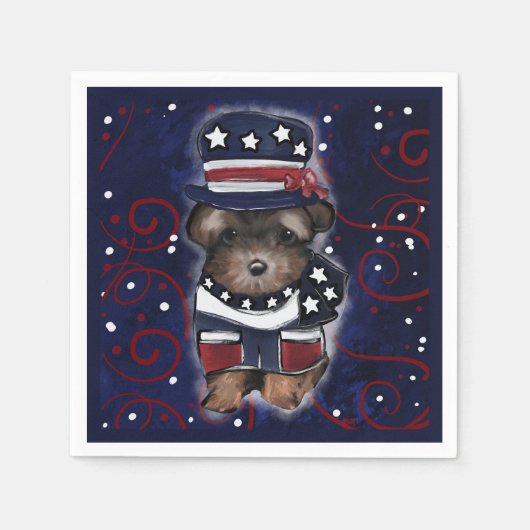 Yorkie Poo Servet (Voorkant)