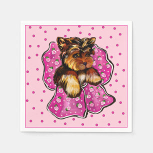 Yorkie Poo Servetten