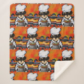 YORKIE POO SHERPA DEKEN (Voorkant)