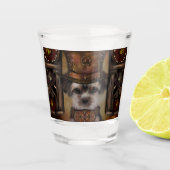 Yorkie Poo Shot Glas (Voorkant)