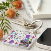 Yorkie Poo Sleutelhanger (Voorkant Rechts)