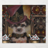 Yorkie Poo Sparkling Wijnetiket (Enkel label)