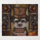 Yorkie Poo Sparkling Wijnetiket (Enkel label)