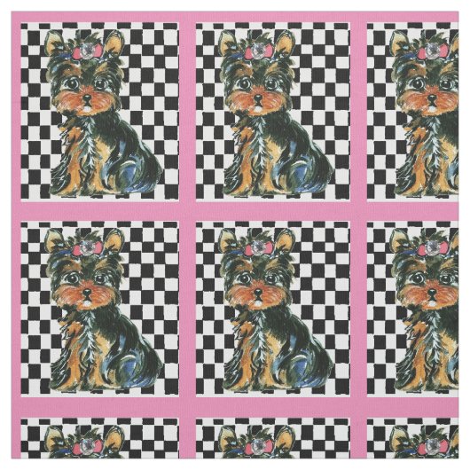 YORKIE POO STOF (Swatch)