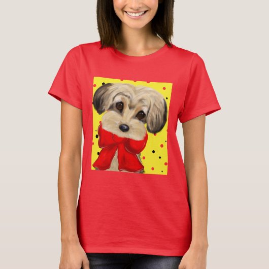 Yorkie Poo T-shirt (Voorkant)