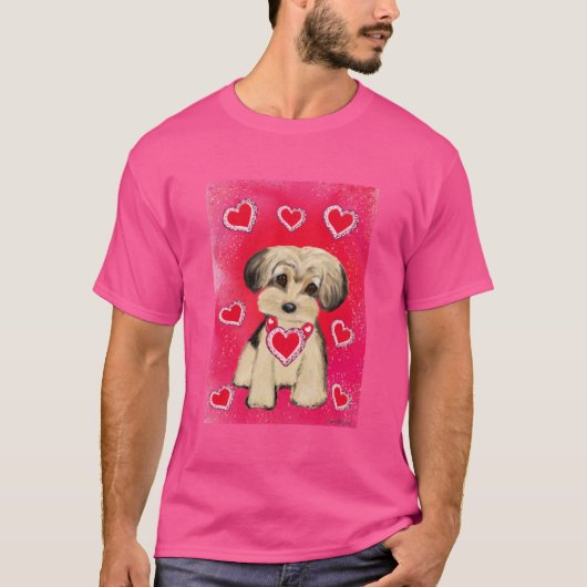 YORKIE POO T-SHIRT (Voorkant)
