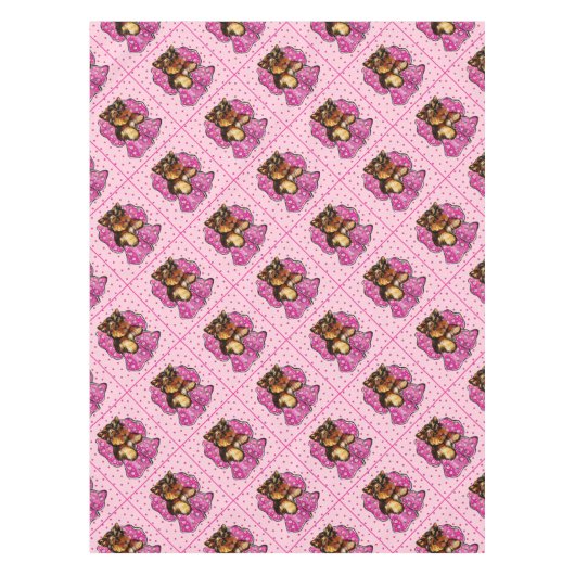 Yorkie Poo Tafelkleed (Voorkant)