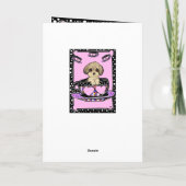 Yorkie Poo Tea Cup Kaart (Achterkant)