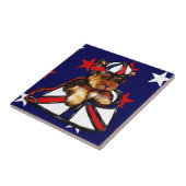 YORKIE POO TEGELTJE (Zijkant)