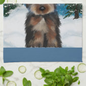 YORKIE POO THEEDOEK (Gevouwen)