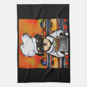 YORKIE POO     THEEDOEK (Verticaal)