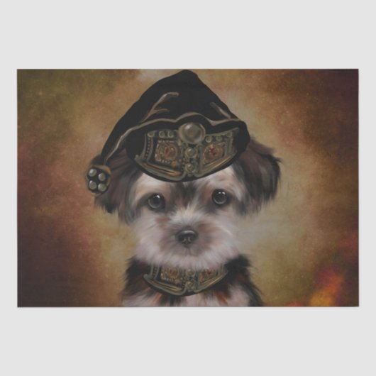Yorkie Poo Tissuepapier (Voorkant)