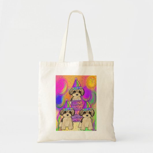 Yorkie Poo Tote Bag (Voorkant)