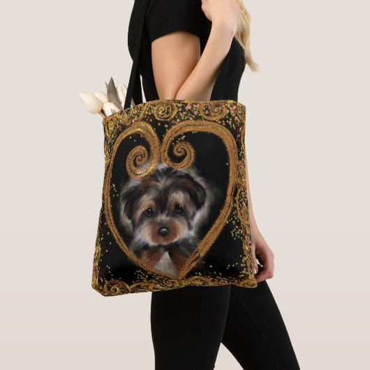 Yorkie Poo Tote Bag (Dichtbij)