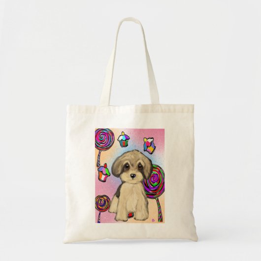 Yorkie Poo Tote Bag (Voorkant)