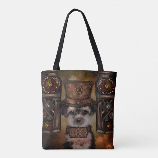 Yorkie Poo Tote Bag (Achterkant)