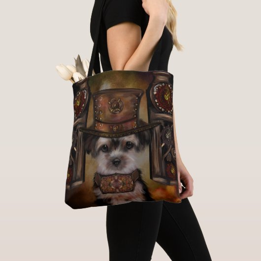 Yorkie Poo Tote Bag (Dichtbij)