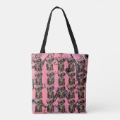 YORKIE POO TOTE BAG (Achterkant)