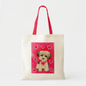 YORKIE POO TOTE BAG (Voorkant)