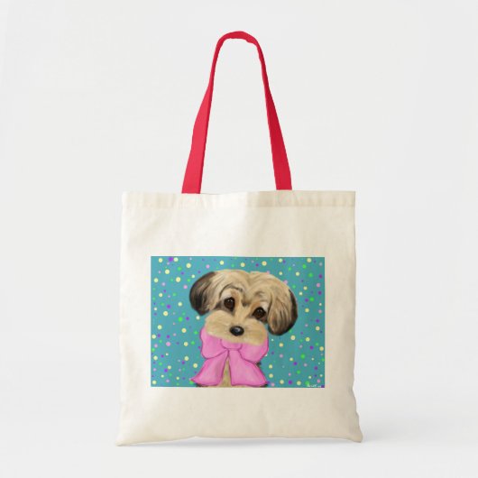 Yorkie Poo Tote Bag (Voorkant)