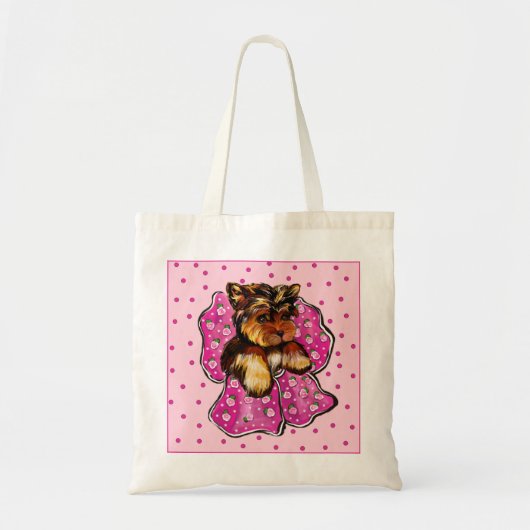 Yorkie Poo Tote Bag (Voorkant)