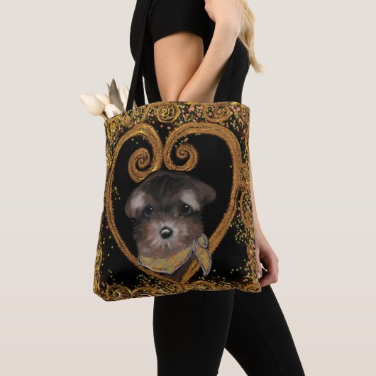 Yorkie Poo Tote Bag (Dichtbij)
