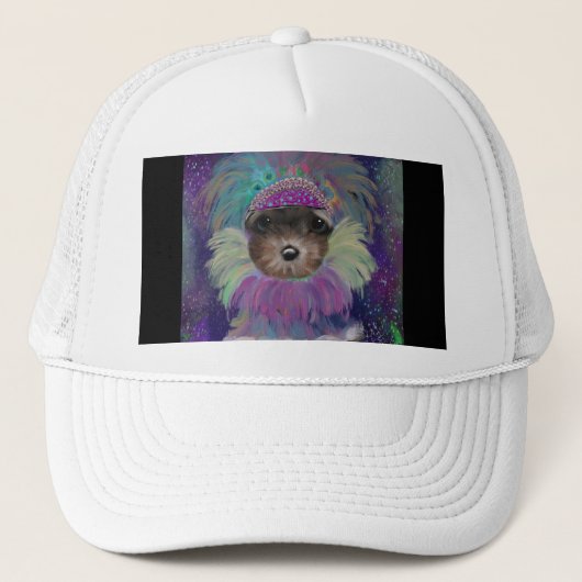 Yorkie Poo Trucker Pet (Voorkant)