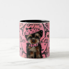 YORKIE POO TWEEKLEURIGE KOFFIEMOK