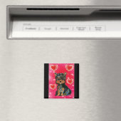 Yorkie Poo Valentijn Magneet (Insitu (Vaatwasser))