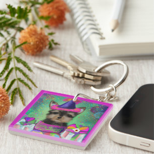 YORKIE POO VERJAARDAG  SLEUTELHANGER