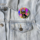 Yorkie Poo-verjaardagen Ronde Button 5,7 Cm (In situ)