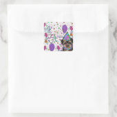 Yorkie Poo Vierkante Sticker (Tas)