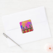 Yorkie Poo Vierkante Sticker (Envelop)