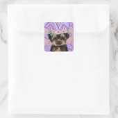 Yorkie Poo Vierkante Sticker (Tas)