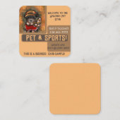 Yorkie Poo Vierkante Visitekaartje (Voorkant / Achterkant)