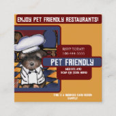 Yorkie Poo Vierkante Visitekaartje (Voorkant)