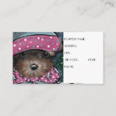 Yorkie Poo Visitekaartje (Voorkant)